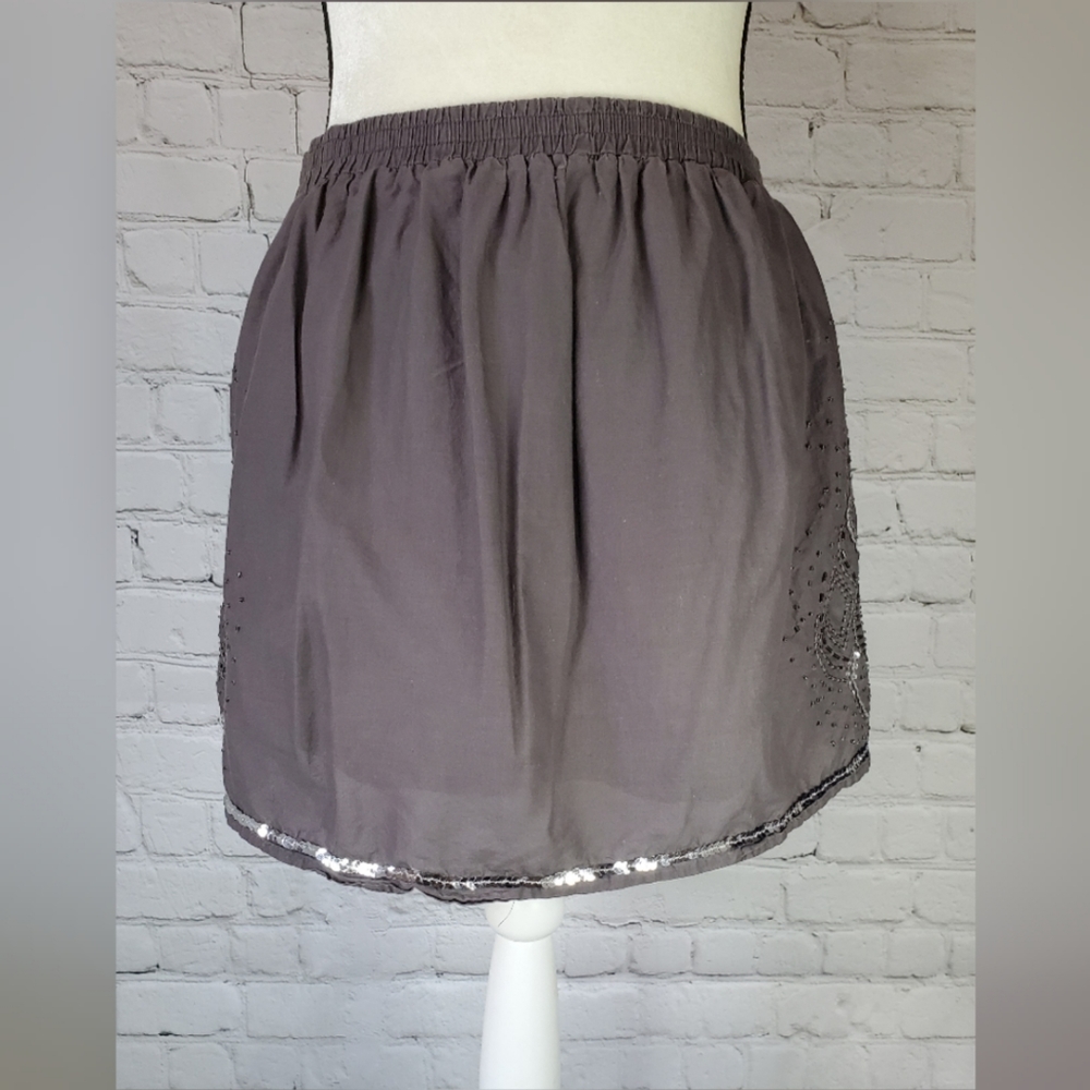 Gap Sequin and Beaded Mini Skirt